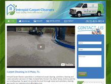 Tablet Screenshot of intrepidcarpetcleaners.com